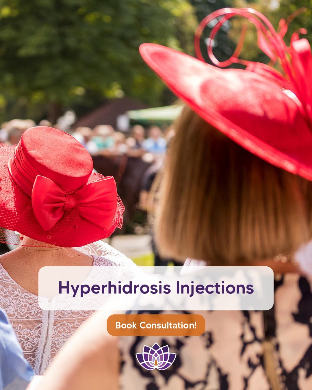 Tired of worrying about excessive sweating at the races, or during day to day life?

Hyperhidrosis is more common than you think.

Our expert-led injectable treatment can help reduce sweating and restore 
your confidence.

📅 Book your confidential consultation today.

Let’s get you feeling fresh and in control.

https://cambridgeclearbeauty.co.uk/contact/

#Hyperhidrosis #CambridgeClearBeauty #HyperhidrosisTreatment #ExcessiveSweating